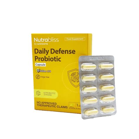 nutrabliss probiotics review|NUTRABLISS BY WATSONS Daily Defense Probiotic (sold per .